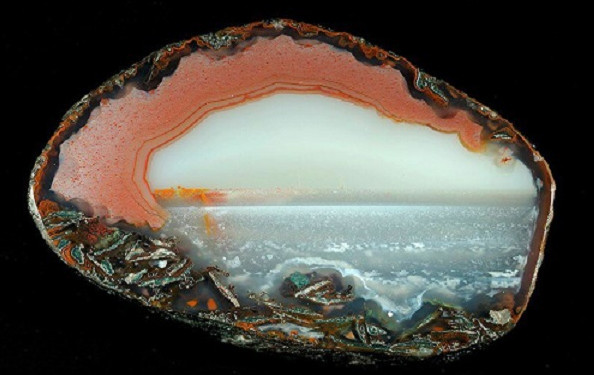 Picture 1 of Painting natural landscapes in agate stones