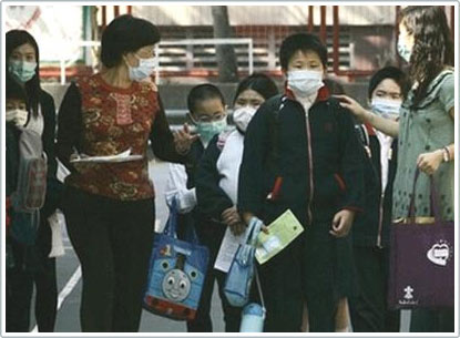 Picture 1 of Pandemic flu broke out in Hong Kong