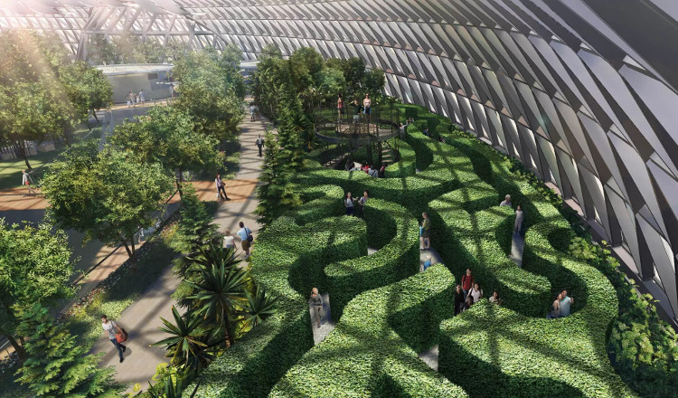 Picture 2 of 'Paradise' inside Singapore airport