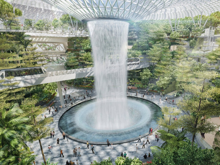 Picture 3 of 'Paradise' inside Singapore airport