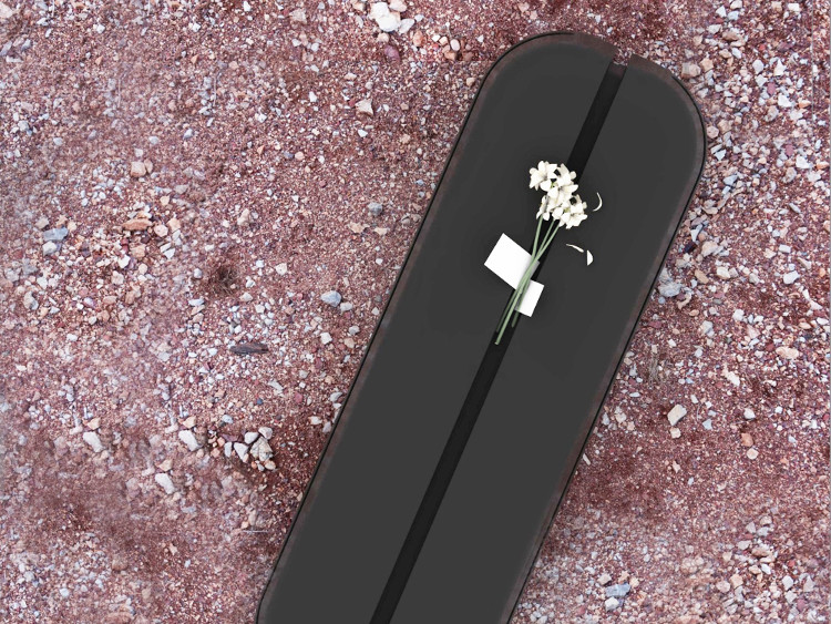Picture 1 of Patent on coffin won Silver Award for creativity