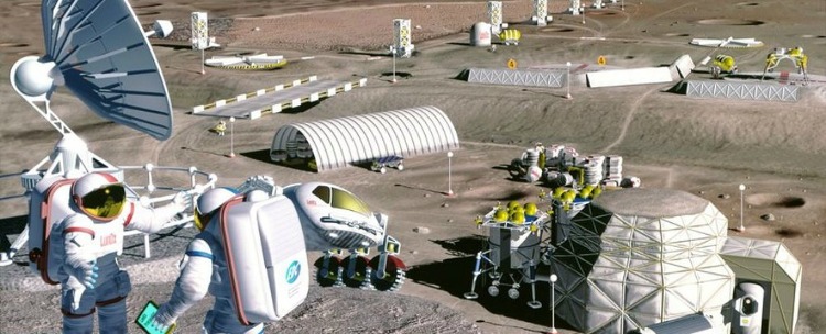 Picture 1 of People can settle on the Moon in 2022