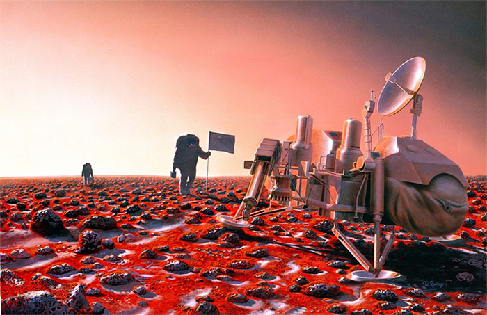 Picture 3 of People will become pregnant, give birth and create a new human species on Mars?