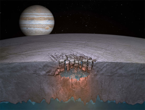 Picture 1 of Perspective settled on Europa