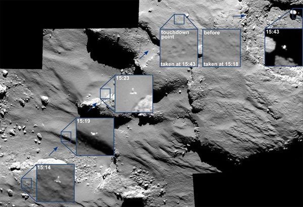 Picture 1 of Philae detected the signs of life on comets