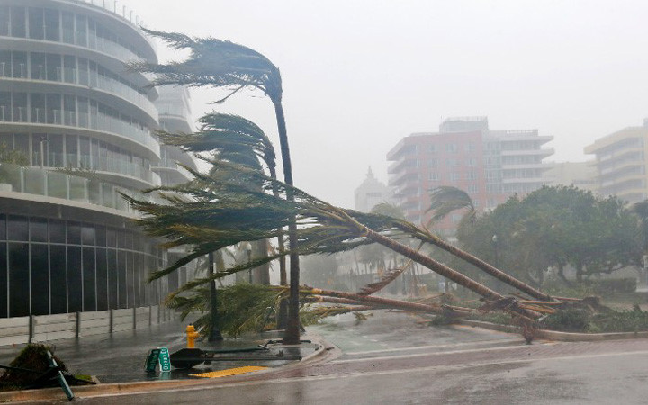 Picture 1 of Photo: Death storm Irma landed on Florida, causing casualties for Americans