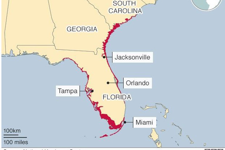 Picture 11 of Photo: Death storm Irma landed on Florida, causing casualties for Americans