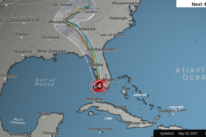 Picture 5 of Photo: Death storm Irma landed on Florida, causing casualties for Americans