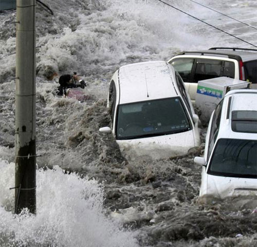 Picture 3 of Photo reporter miraculously survived the tsunami
