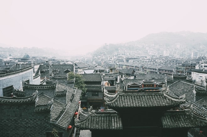 Picture 7 of Phuong Hoang town is dreamily beautiful on the side of Da Giang