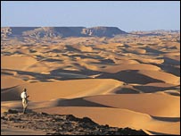 Picture 1 of Prehistoric people used to live in the Sahara desert