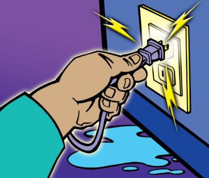 Picture 2 of Preventing accidents when using electrical equipment during the rainy season