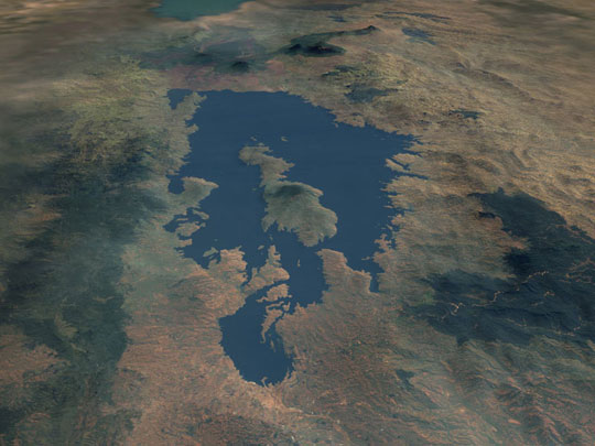 Picture 1 of Producing electricity from death lake