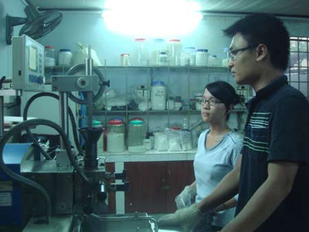 Picture 1 of Production of plastic bags to self-destruct from wheat flour