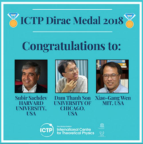 Picture 2 of Professor Dam Thanh Son won the prestigious Dirac 2018 physics award