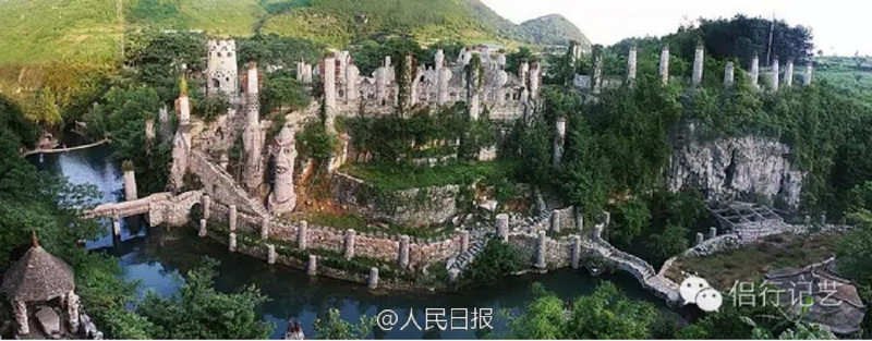 Picture 1 of Professor stays for 20 years to build stone walls