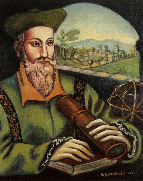 Picture 1 of Prophet Nostradamus' prediction of world destiny in 2020