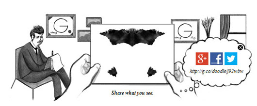 Picture 1 of Psychological test Hermann Rorschach