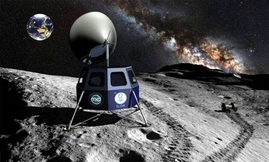 Picture 1 of Put the telescope on the moon