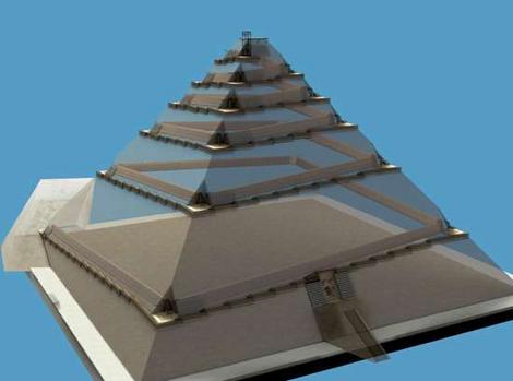 Picture 1 of Pyramid was built from the inside out?