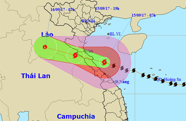 Picture 8 of Quang Binh has a big power outage, and Ha Tinh has lost its telecommunication waves