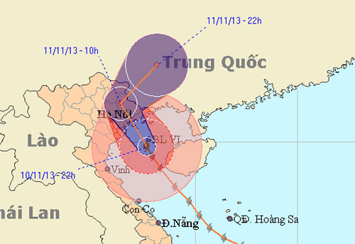 Picture 4 of Quang Ninh suddenly interested in Typhoon Haiyan