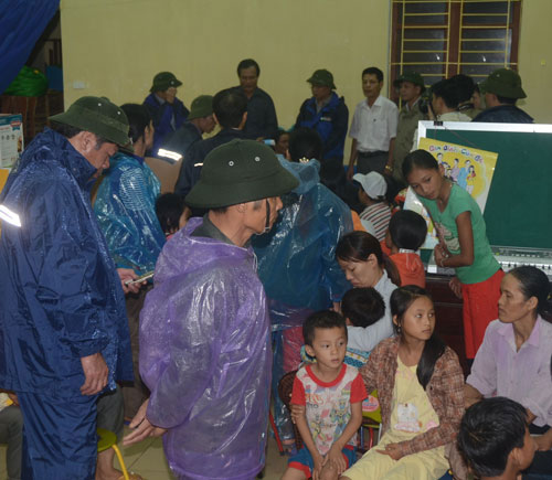 Picture 6 of Quang Ninh suddenly interested in Typhoon Haiyan