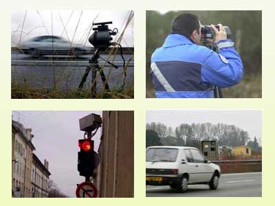 Picture 1 of Radar measuring speed system in France