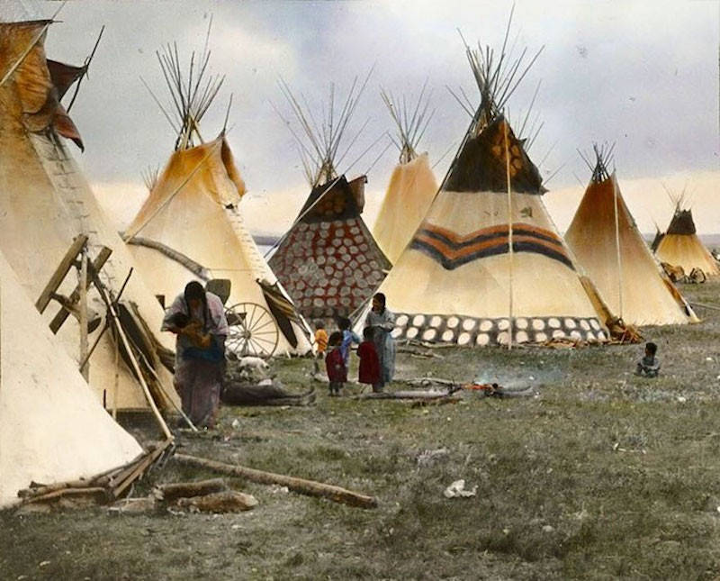 Picture 11 of Rare color images of Native Americans in the 19th and 20th centuries