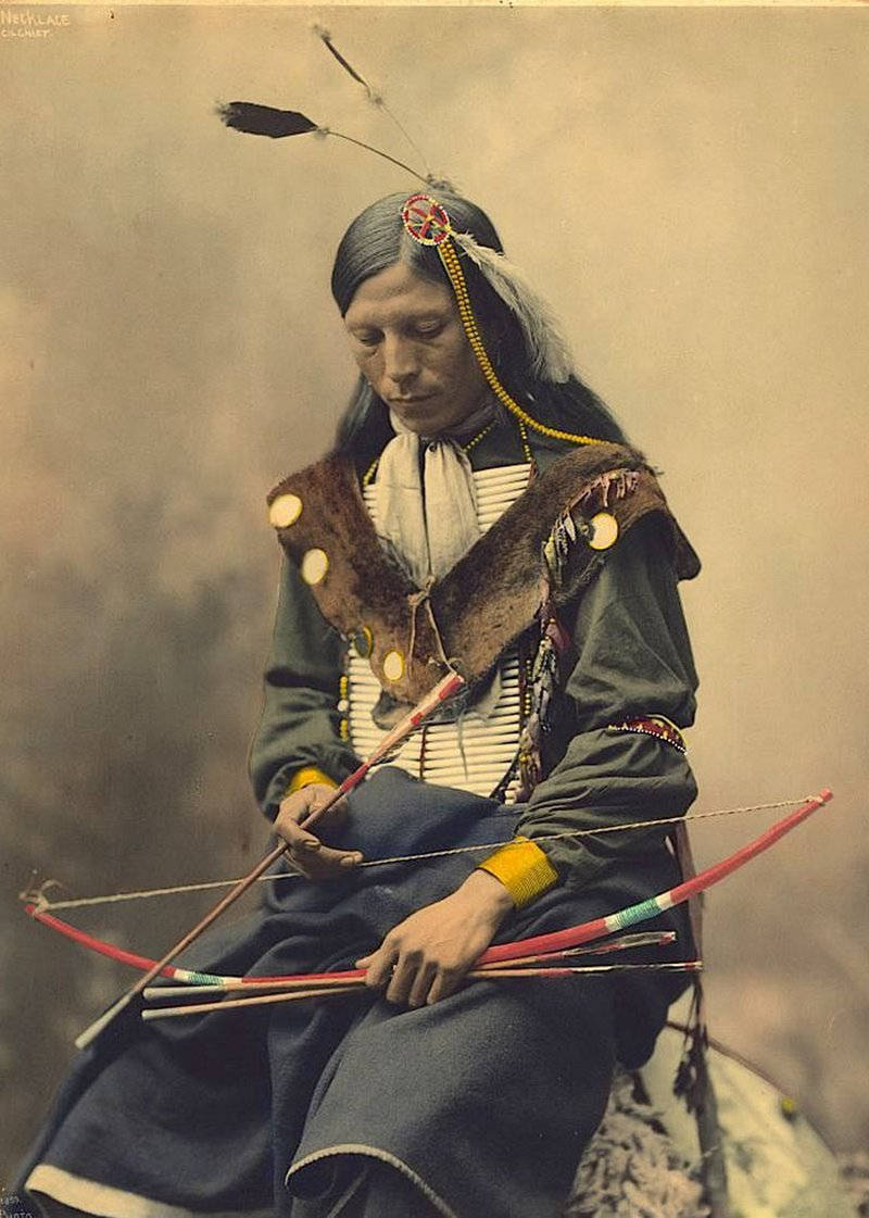 Picture 4 of Rare color images of Native Americans in the 19th and 20th centuries