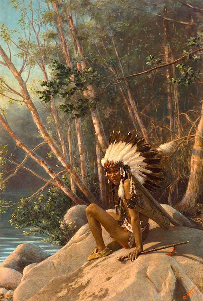 Picture 5 of Rare color images of Native Americans in the 19th and 20th centuries