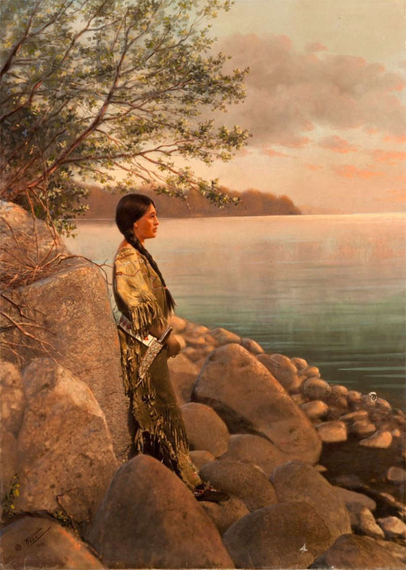 Picture 6 of Rare color images of Native Americans in the 19th and 20th centuries