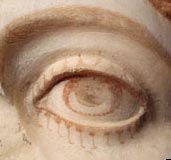 Picture 1 of Rare painted statues are rare in Roman times