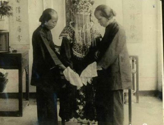 Picture 13 of Rare photos of how to organize the wedding of a noble Chinese family in Qing Dynasty