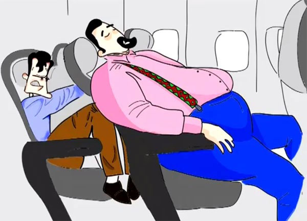 Picture 1 of Read the personality by choosing a seat on the plane