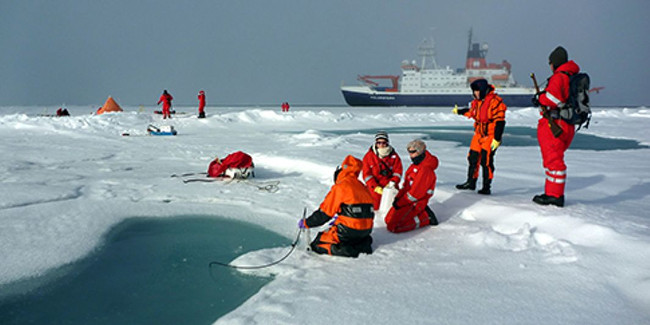 Picture 2 of Recorded micro-plastic concentrations are found in the Arctic