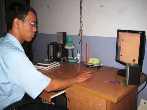 Picture 1 of Remote measuring device of a math student