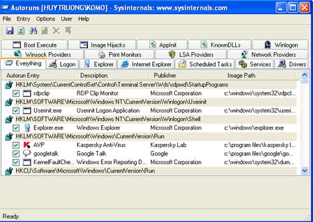 Picture 2 of Removal of virus does not need specialized software