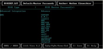 Picture 3 of Remove or restore BIOS password