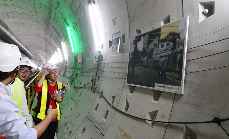 Picture 19 of Revealing the first metro tunnel in Saigon