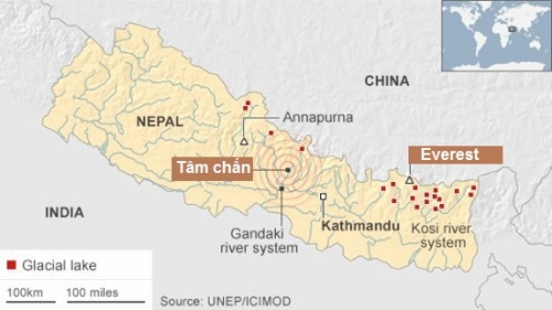 Picture 3 of Risk of flash flood and landslide in Nepal