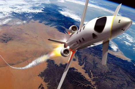 Picture 1 of 'Rocket aircraft' is for travelers who want to fly into space