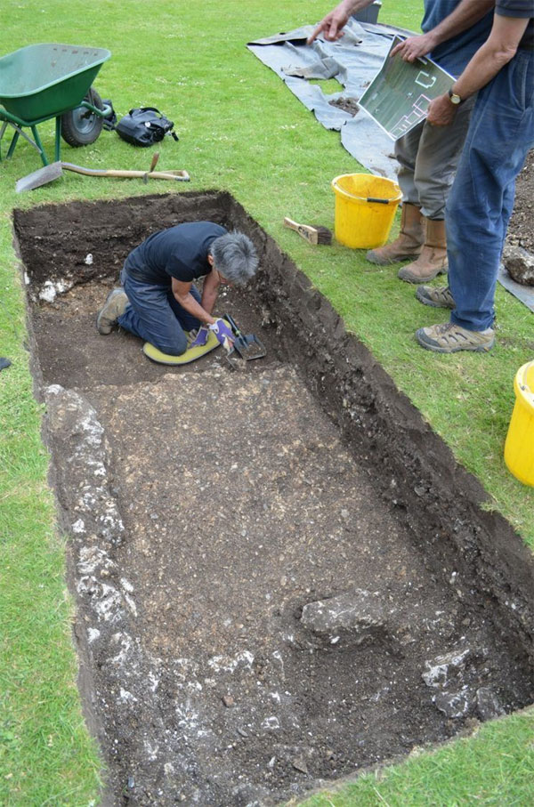 Roman villa nearly intact after 1,000 years under the park images 2