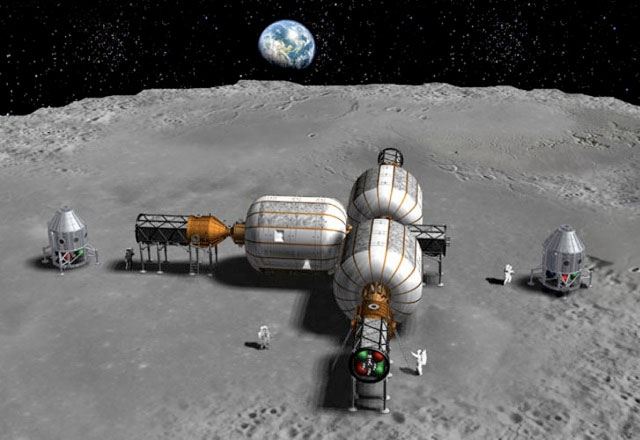 Russia built manned spacecraft on the moon