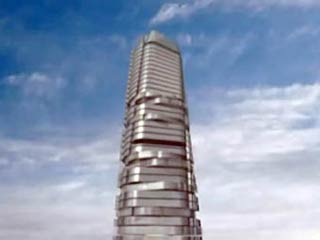 Picture 1 of Russia built two strange buildings, all floors turned