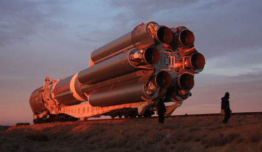 Picture 1 of Russia launched a new telecommunications satellite for Europe