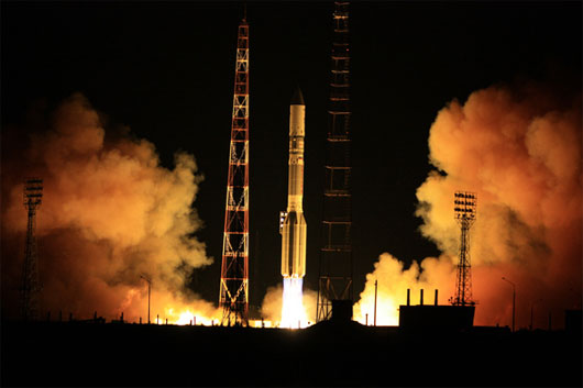 Russia successfully launched the European telecommunications satellite