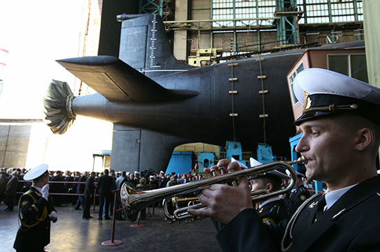 Picture 1 of Russia tried a multipurpose attack nuclear submarine