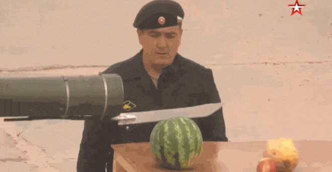 Picture 1 of Russian tanks turned into giant fruit peelers