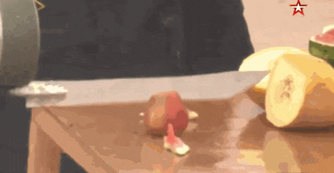 Picture 2 of Russian tanks turned into giant fruit peelers